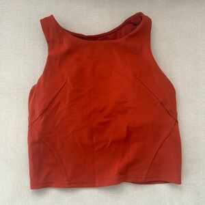 Rust Color Lulu Sports Bra